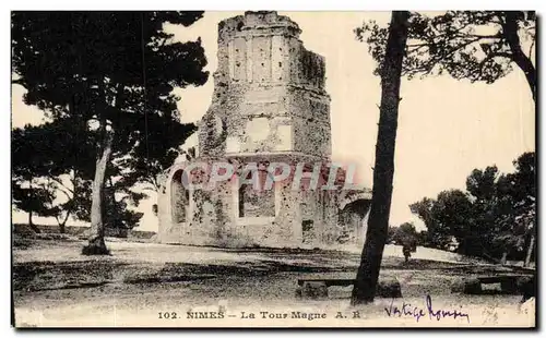 Cartes postales Nimes La Tour Magne