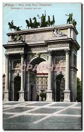 Cartes postales Milano Arco della Pace Sempione