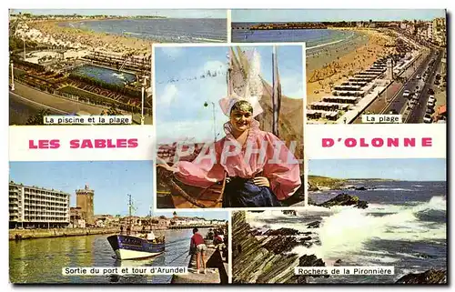 Cartes postales moderne Les Sables d&#39olonne Folklore