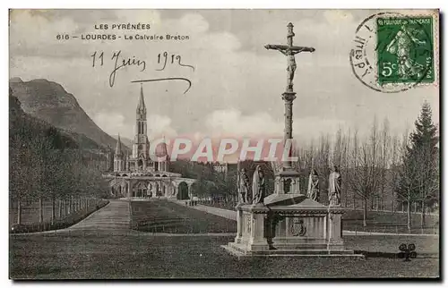 Cartes postales Lourdes Le Calvaire Breton