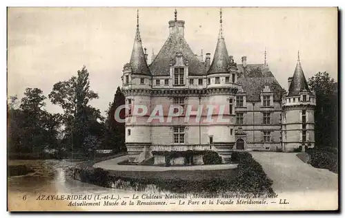 Cartes postales Azay Le Rideau Le Chateau National