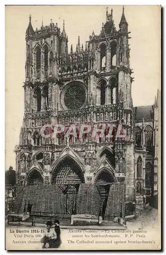 Cartes postales La Guerre Amiens La Cathedrale