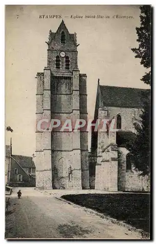 Cartes postales Etampes Eglise Saint Martin