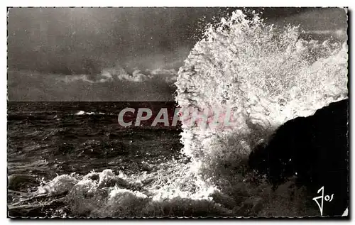 Cartes postales moderne Bretagne Vent De Suroit Un beau panache sur la cote de Bretagne