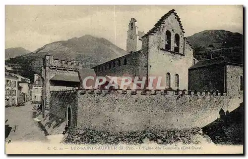 Cartes postales Luz Saint sauveur De L&#39Eglise des Templiers