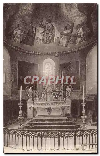 Cartes postales Luz Eglise des Templiers L&#39Autel