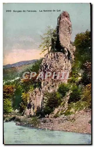 Cartes postales Gorges de I&#39Areuse La Femme de Lot