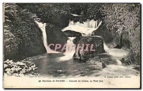 Ansichtskarte AK Environs de Falaise Cascade du Laizon au Mont Joly