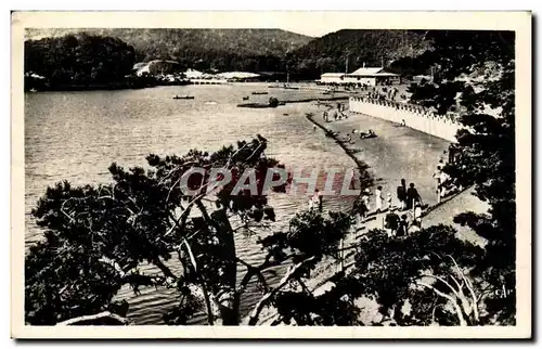 Cartes postales Le Lac Chambon La Plage Les Cabines