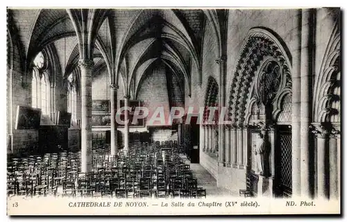 Cartes postales Cathedrale De Noyon La Salle du Chapitre