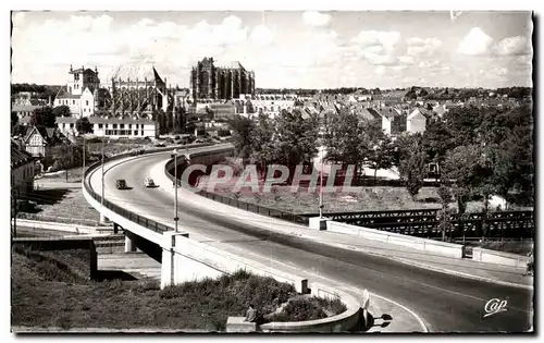 Cartes postales Beauvais Le Pont Route et la Ville