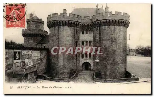 Cartes postales Alencon Les Tours du Chateau