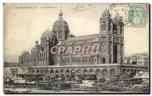 Cartes postales Marseille La Cathedrale