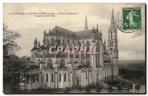 Cartes postales La Chapelle Montligeon Oeuvre explatoire L&#39Eglise