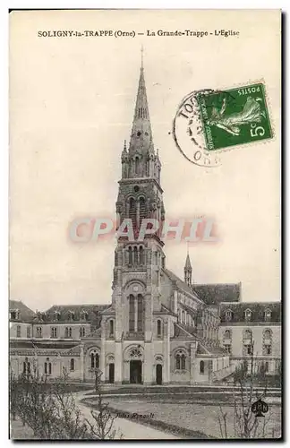 Cartes postales Soligny la Trappe La Grand Trappe L&#39Eglise