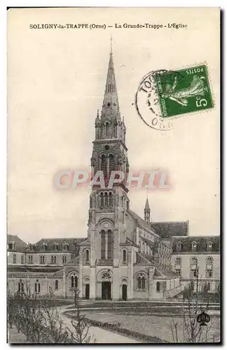 Cartes postales Soligny la Trappe La Grand Trappe L'Eglise