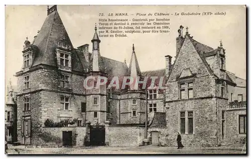 Cartes postales Le Mans Place du Chateau Le Grabatoire