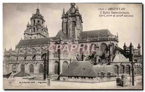 Cartes postales Argentan L'Eglise Saint Germain