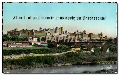 Cartes postales moderne Carcassonne La Cite Vue Generale