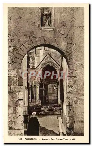 Cartes postales Chartres Vieille Rue Saint Yves