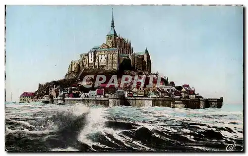 Cartes postales moderne Le Mont Saint Michel A Maree Haute