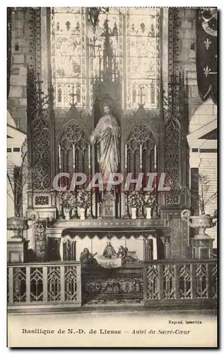 Cartes postales Basilique de ND de Liesse Autel Du Sacre Coeur