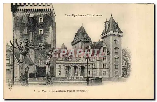 Ansichtskarte AK Pau Le Chateau Facade Principale