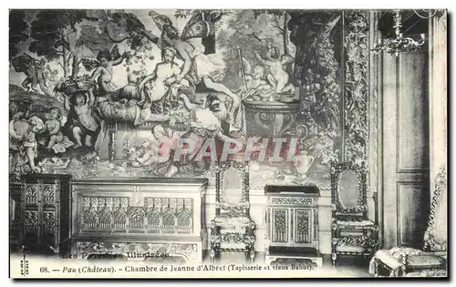 Cartes postales Pau Chambre De Jeanne D&#39Albret Tapisserie et vieux bahut