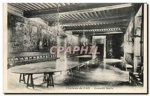 Cartes postales Chateau De Pau Grande salle