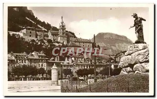 Ansichtskarte AK Grenoble Quai De La Republique La Vedette Gauloise