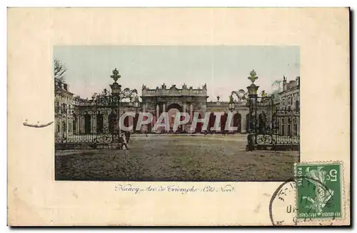 Cartes postales Nancy Arc de Triomphe Cote Nord