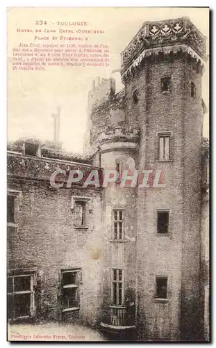 Cartes postales Toulouse Hotel De Jean Catel Place St Etienne