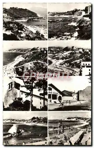 Ansichtskarte AK Guethary La Plage Le Casino La Fronton L&#39Eglise