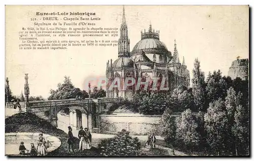 Cartes postales Eure et Loire Historique dreux Chapelle Saint Louis Sepulture de la Famile d&#39Orleans