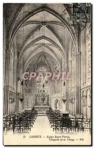 Ansichtskarte AK Lisieux Eglise Saint Pierre Chapelle de la Vierge