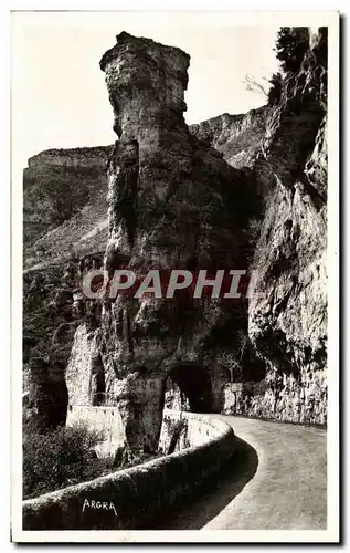 Moderne Karte Gorges Du Tarn Un Tunnel a Pougnadoires