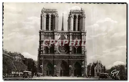 Cartes postales moderne Paris Notre Dame et le Parvis