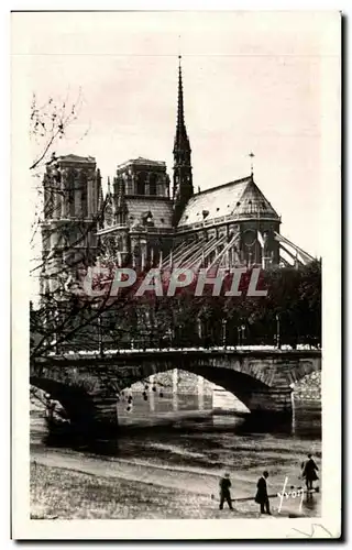 Ansichtskarte AK Paris Et Flanant Abside de Notre Dame