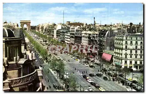 Cartes postales Paris Avenue des Champs Elysees