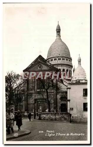 Cartes postales Paris L&#39Eglise St Pierre de Montmartre Sacre Coeur