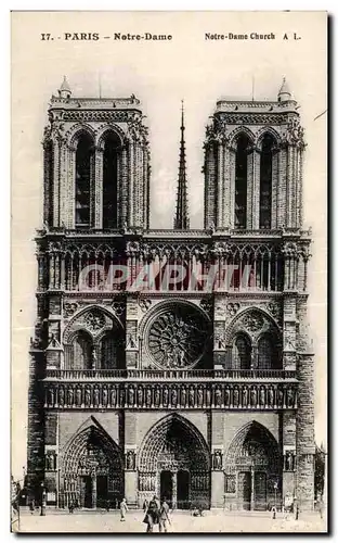 Cartes postales Paris Notre Dame