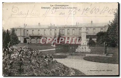 Cartes postales La Champagne Epernay Hopital Hospice Auban Noet