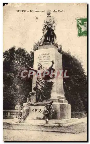 Cartes postales Metz Monument du Poilu Militaria