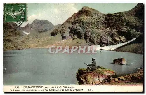 Ansichtskarte AK Le Dauphine Ascension De Belledonne Le Grand Lac Domenon