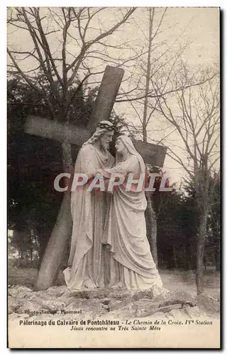 Cartes postales Pelerinage Du Calvaire De Pontchateau Le Chemin De La Croix