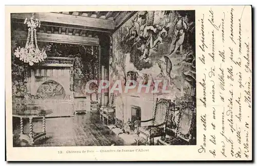 Cartes postales Chateau De Paus Chambre de Jeanne d&#39Albret