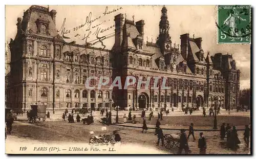 Cartes postales Paris L&#39hotel De Ville