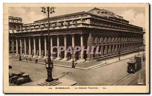 Cartes postales Bordeaux Le Grand Theatre