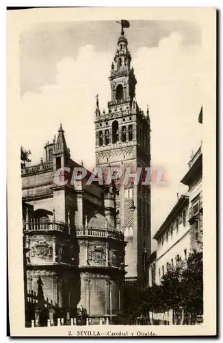 Ansichtskarte AK Sevilla Catedral y Giralda