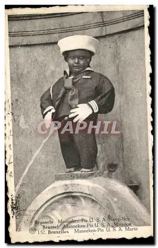 Cartes postales Brussels Manneken Pis